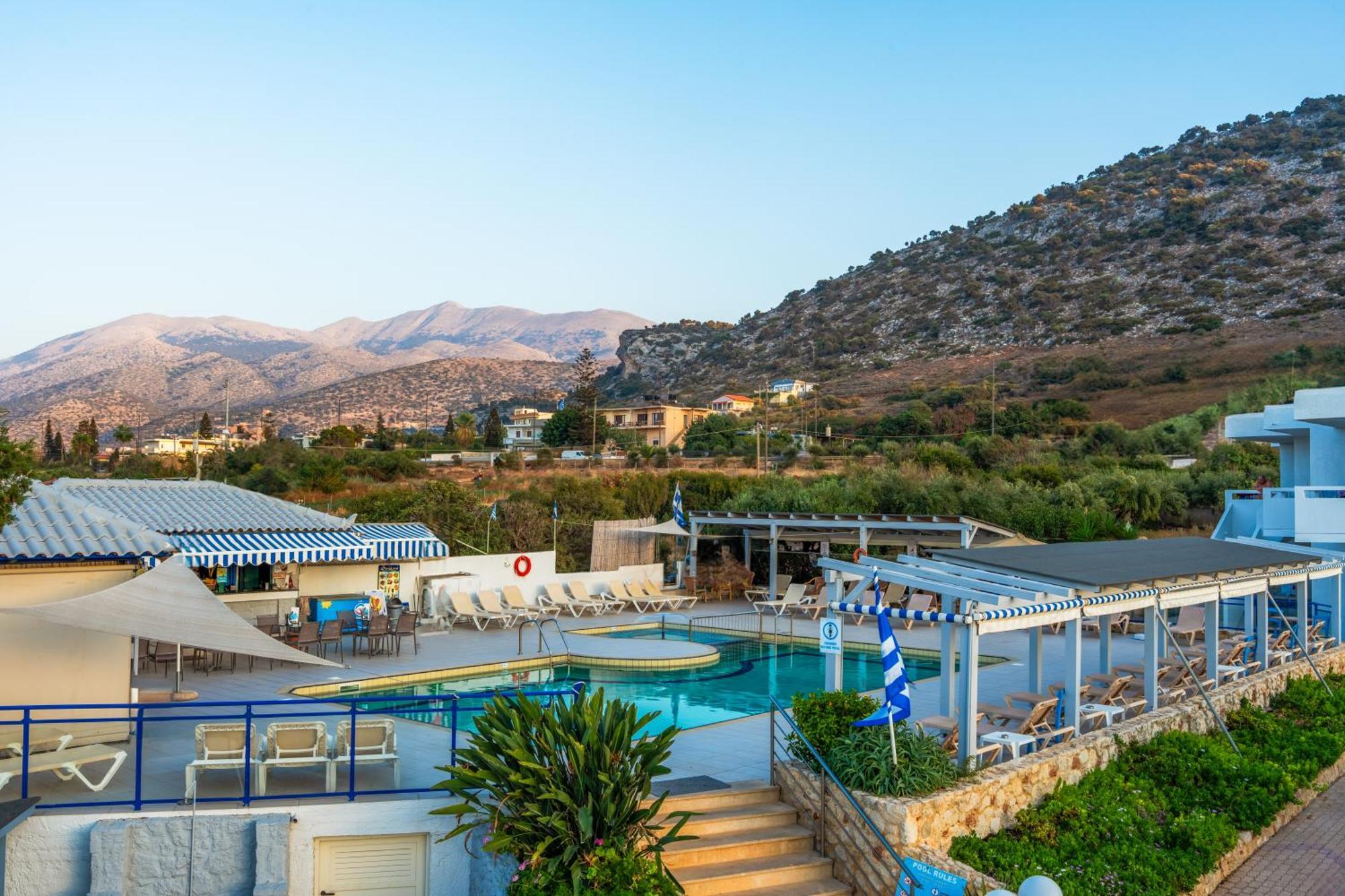 Sergiani Garden Hotel Apartments Сталида Экстерьер фото