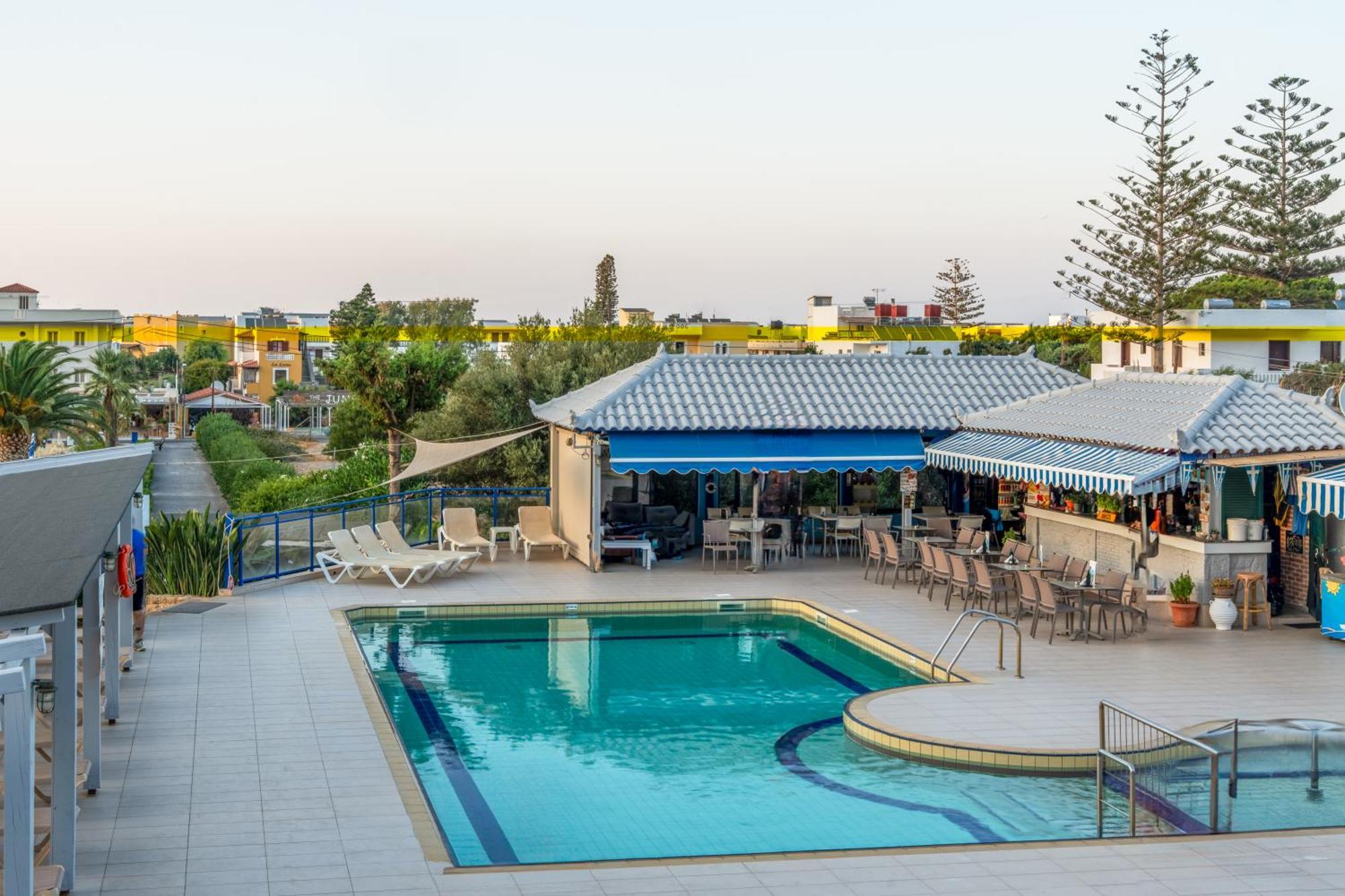 Sergiani Garden Hotel Apartments Сталида Экстерьер фото